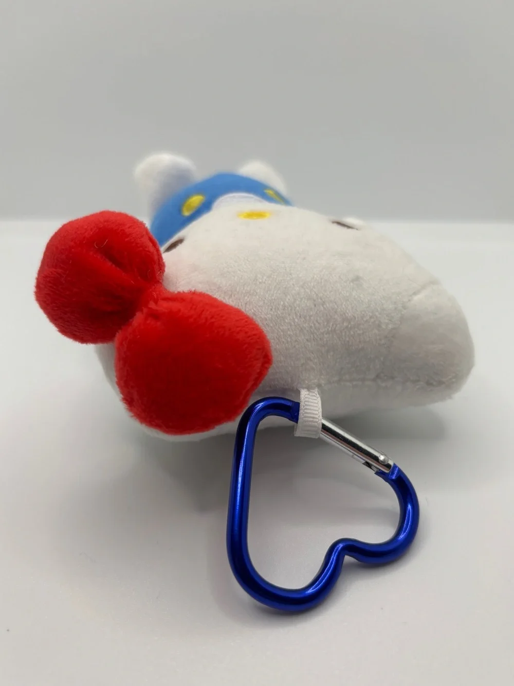 Hello Kitty Plush Keychain - White, Blue & Red new key chain heart